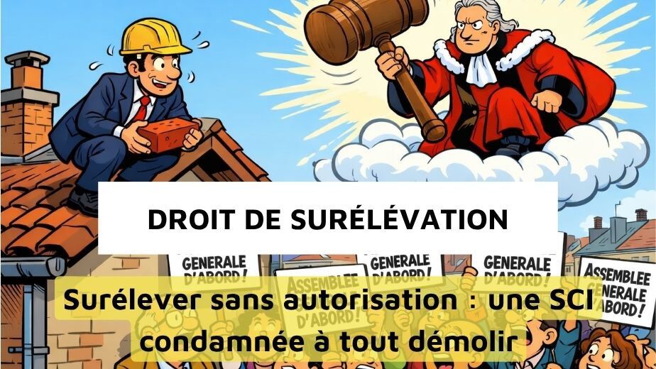 ​Droit de surélévation en copropriété : le syndicat seul décide